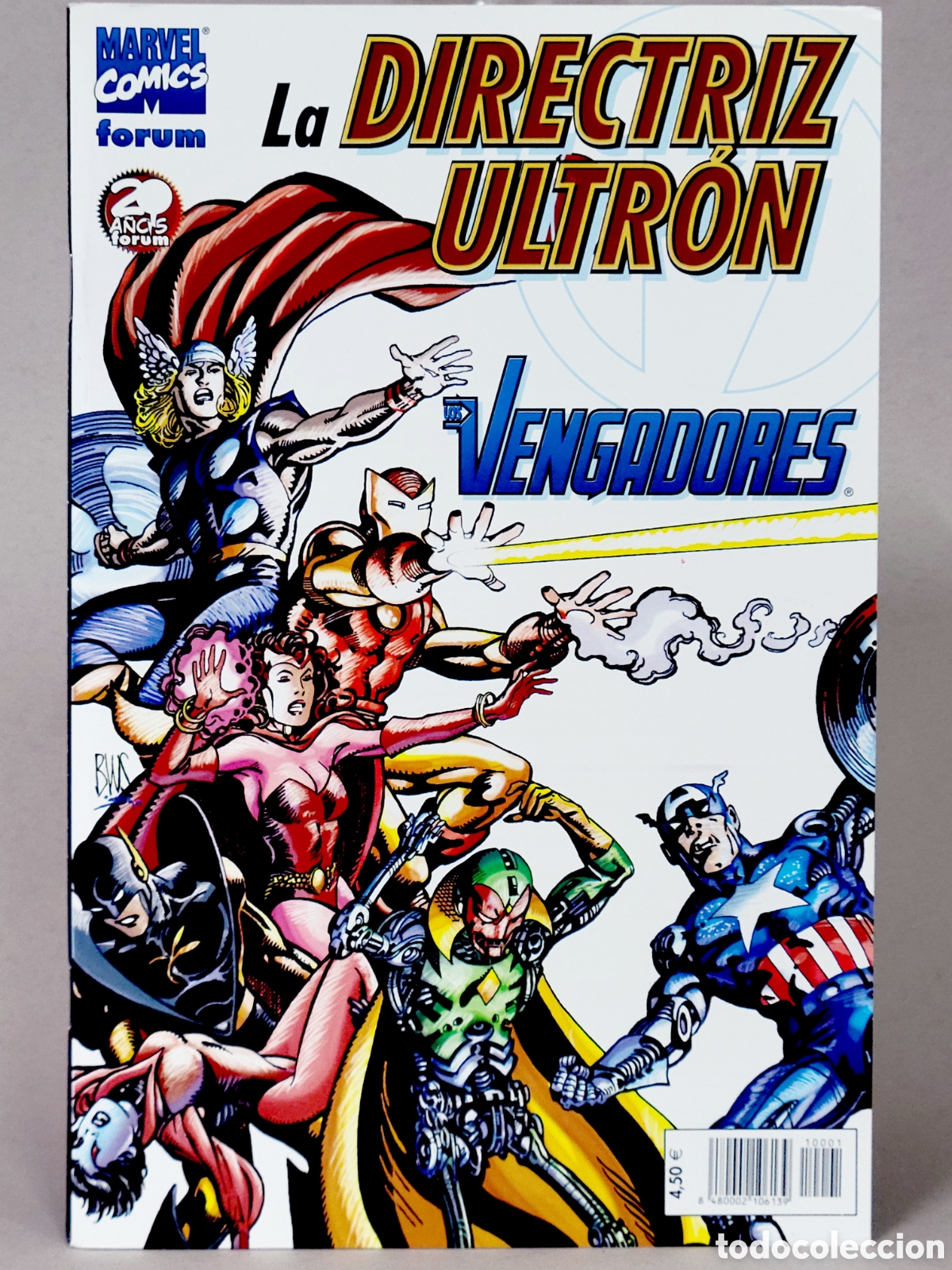 C&oacute;mics: C&Oacute;MIC LOS VENGADORES LA DIRECTRIZ ULTRON ESPECIAL FORUM MARVEL GRAPA DE KIOSCO