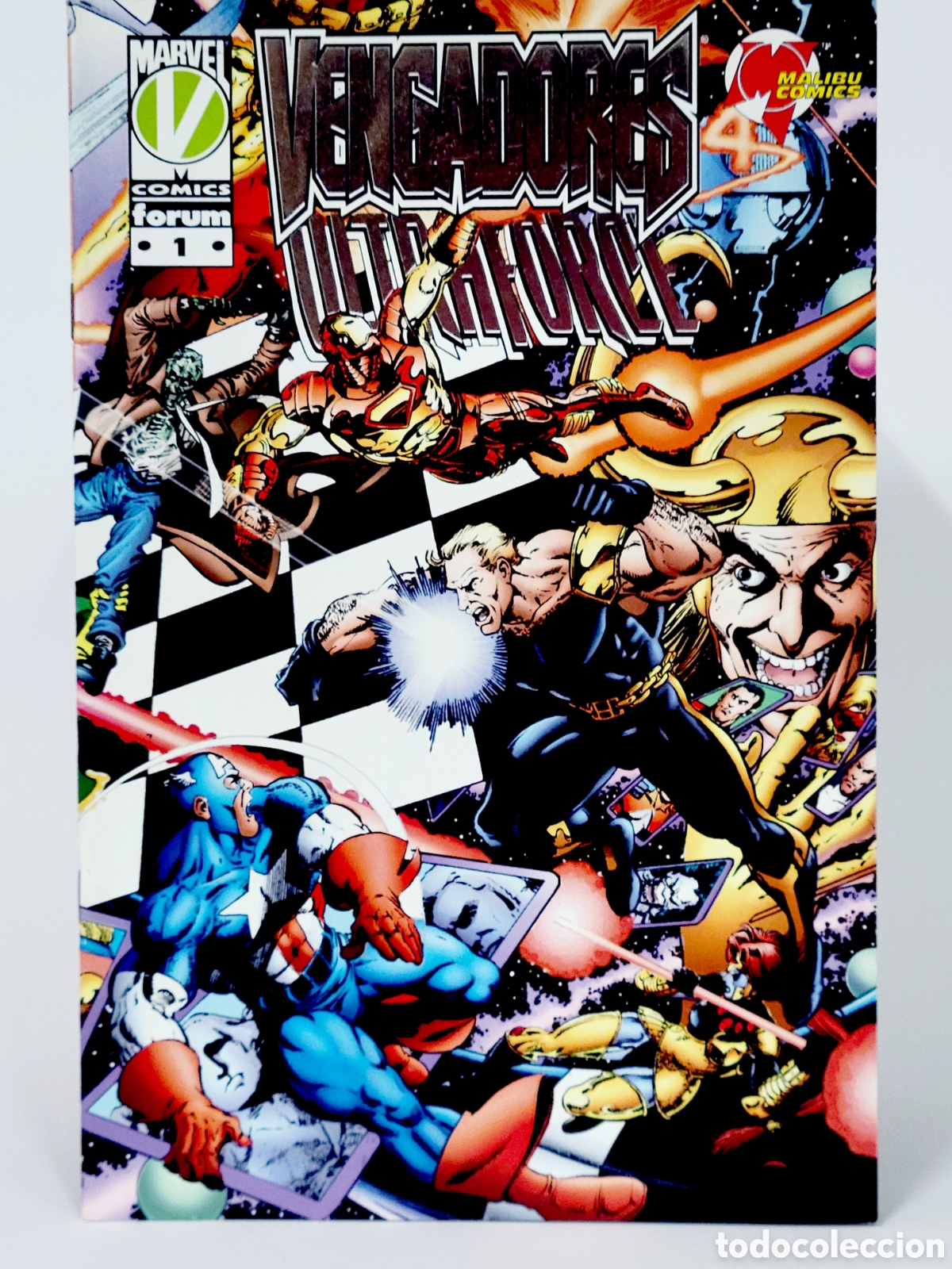 C&oacute;mics: C&Oacute;MIC VENGADORES ULTRAFORCE 1 FORUM MARVEL MALIBU GRAPA DE KIOSCO