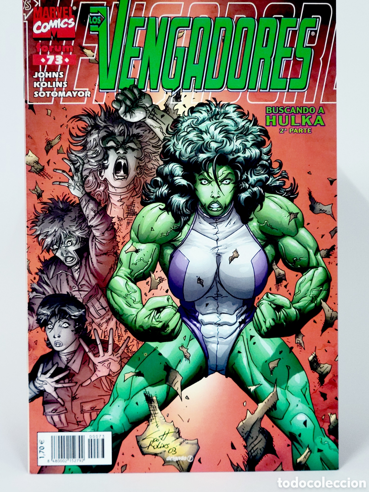 C&oacute;mics: C&Oacute;MIC LOS VENGADORES 73 VOL.3 FORUM MARVEL VOLUMEN GRAPA DE KIOSCO