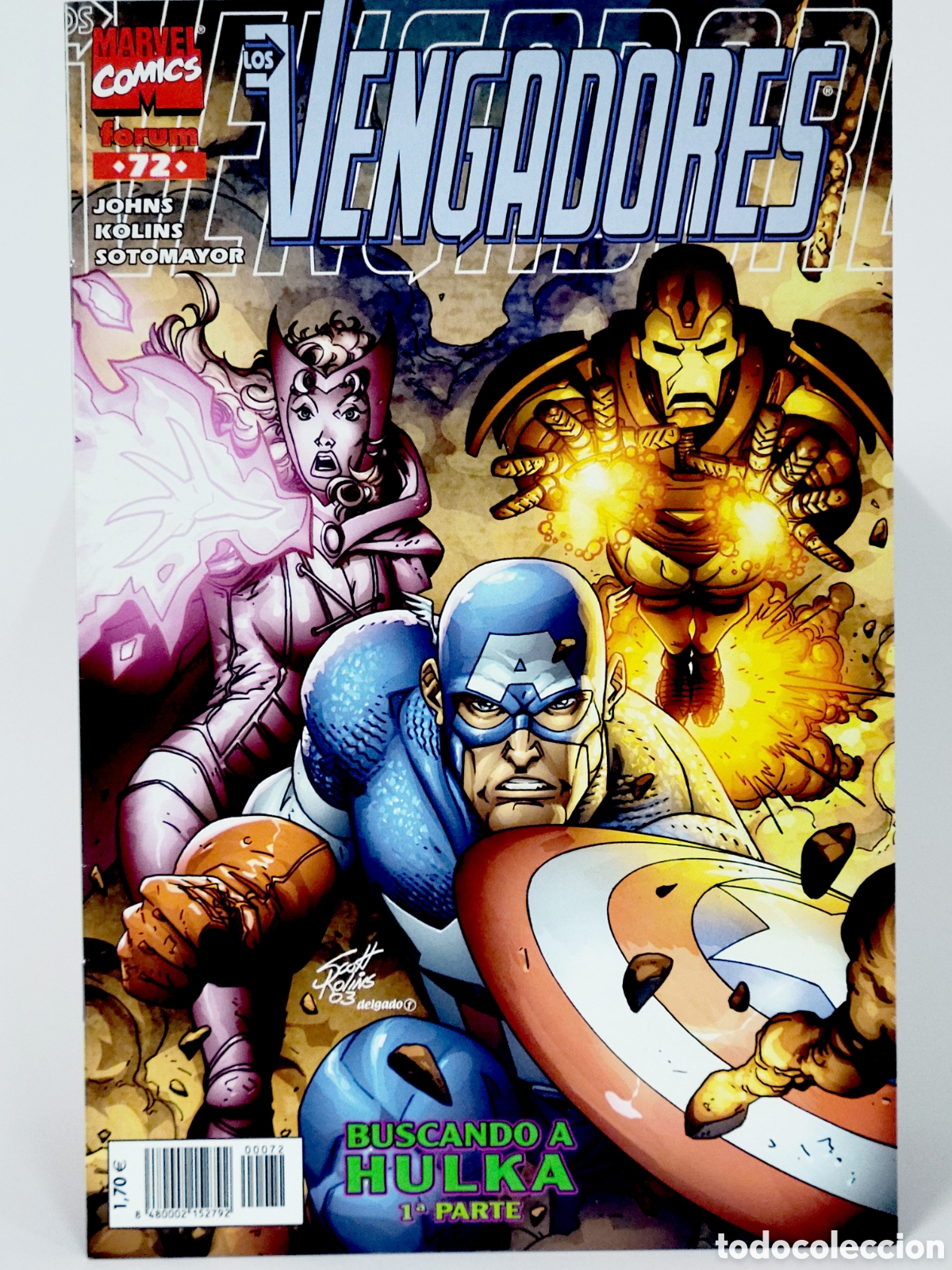 C&oacute;mics: C&Oacute;MIC LOS VENGADORES 72 VOL.3 FORUM BUSCA A HULKA MARVEL VOLUMEN GRAPA DE KIOSCO