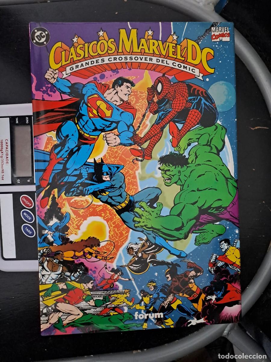 C&oacute;mics: Cl&aacute;sicos Marvel DC, grandes crossover del comic, F&oacute;rum en perfecto estado Bolsa DA