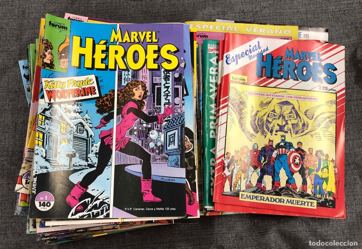 C&oacute;mics: LOTE GRANDE MARVEL HEROES + 10 EXTRAS. FORUM PLANETA 1986