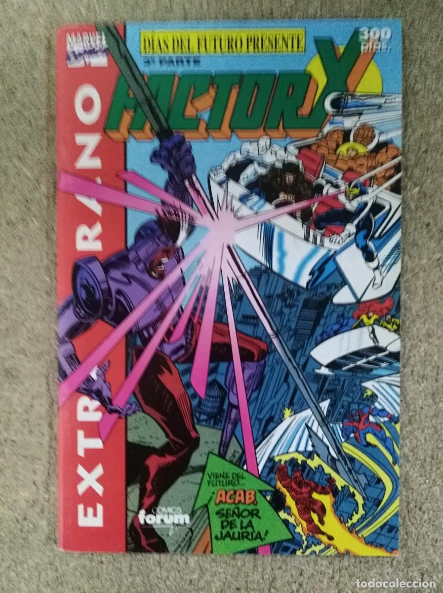 C&oacute;mics: Factor X.Extra verano 1991.Dias del Futuro Presente 3&ordf; parte.Marvel.Forum