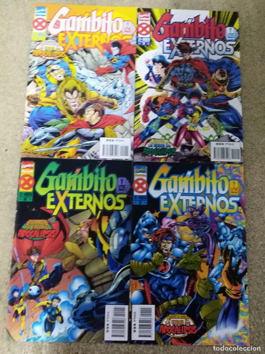 C&oacute;mics: La Era de Apocalipsis.Gambito y Los Externos.Completa 4 Comics.Marvel.Forum