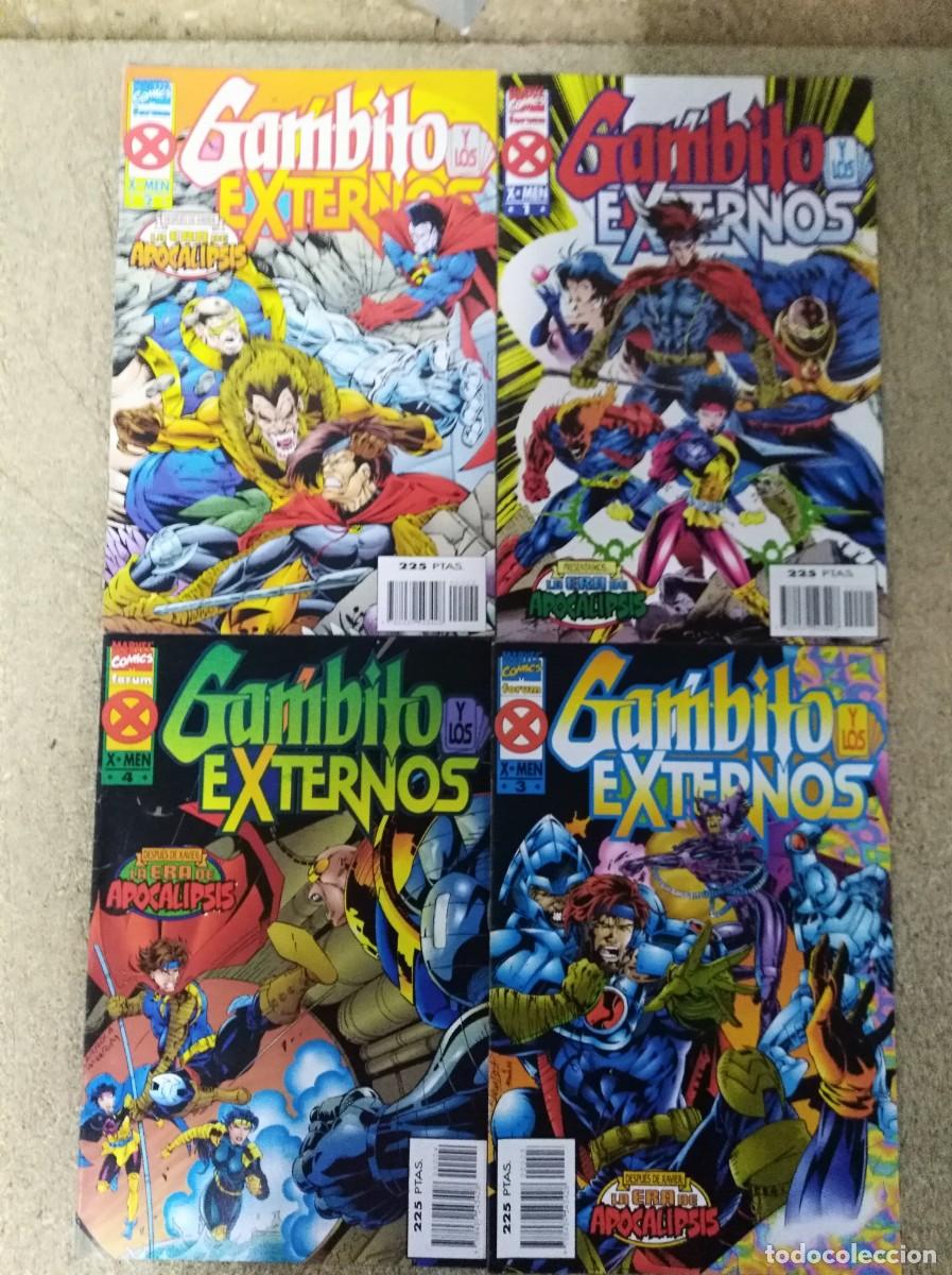 Comics: La Era de Apocalipsis.Gambito y Los Externos.Completa 4 Comics.Marvel.Forum