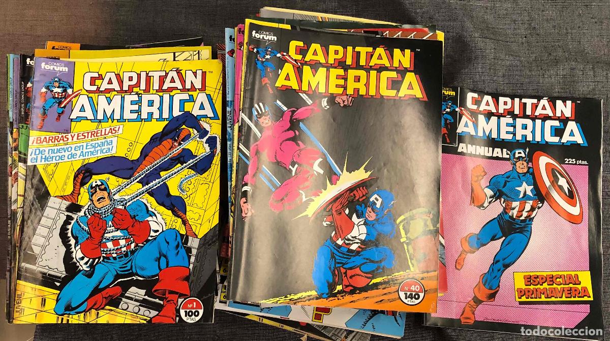 C&oacute;mics: CAPITAN AMERICA N&ordm; 1 AL 5, 7 AL 9, 11 AL 34, 36 AL 64, 69 AL 74 + ANNUAL ESPECIAL PRIMAVERA
