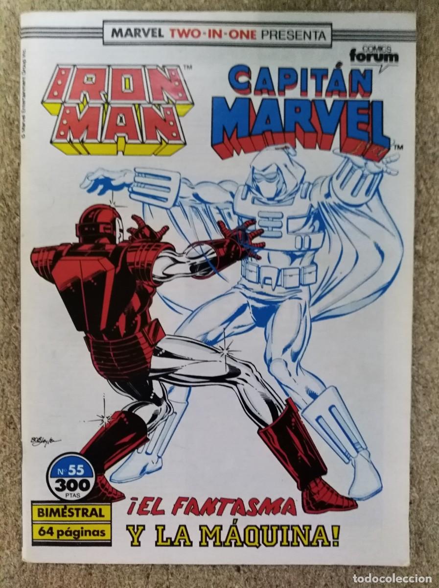 C&oacute;mics: Marvel Two In One.Iron Man/Capitan Marvel 55.Marvel.Forum
