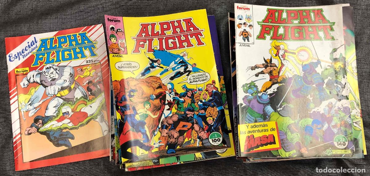 C&oacute;mics: ALPHA FLIGHT N&ordm; 1 AL 3, 5, 6, 9 AL 18, 20 AL 27, 30 AL 43, 45 AL 51, 56 AL 61 + ESPECIAL NAVIDAD