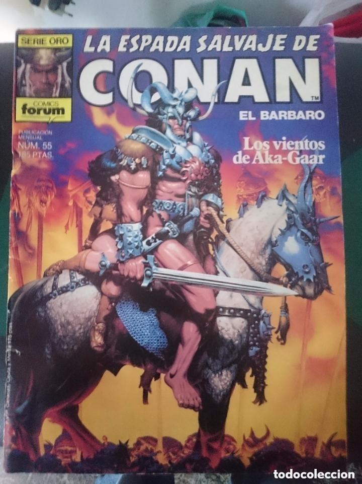 C&oacute;mics: FORUM SERIE ORO CONAN Numeros 55 -LOS VIENTOS DE AKA-GAAR