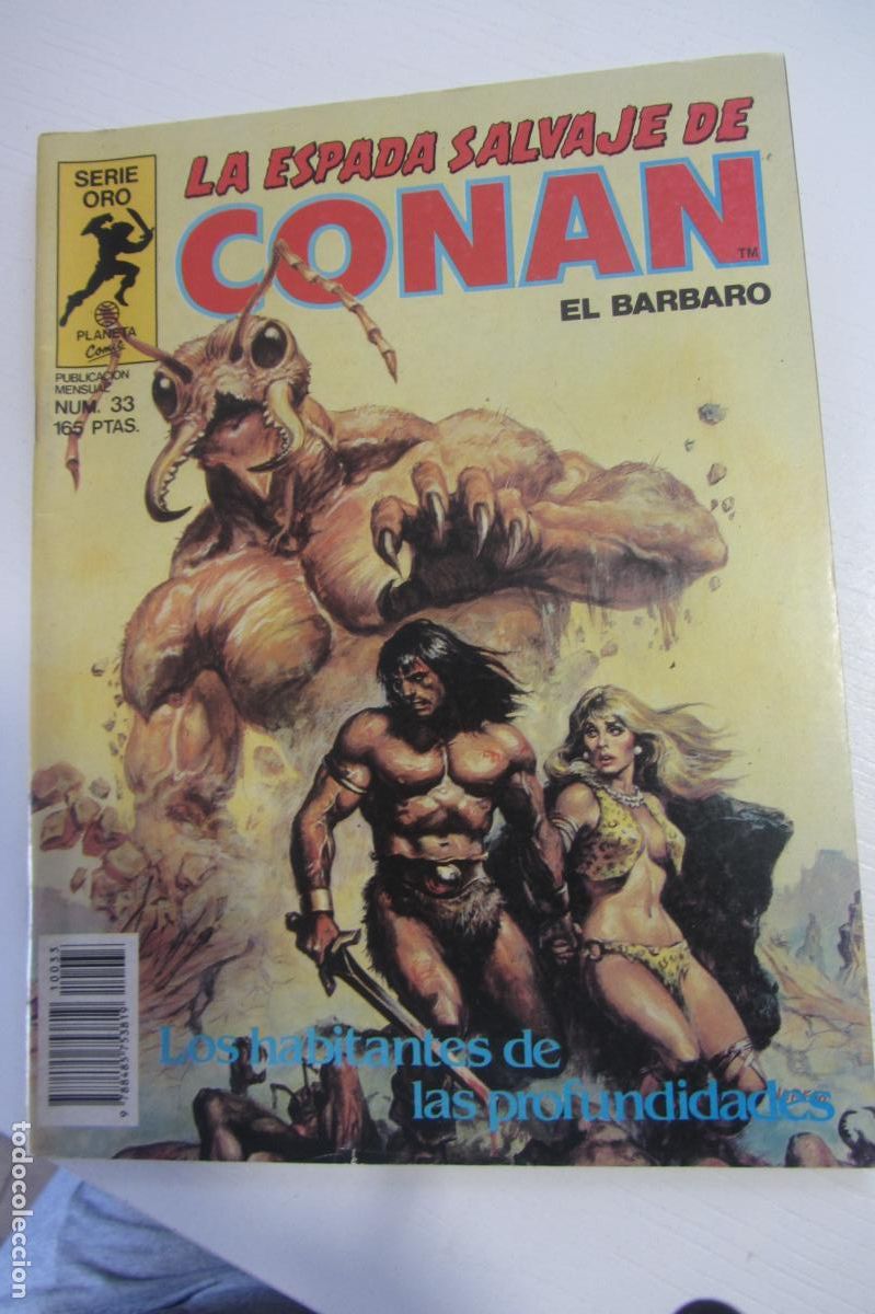 C&oacute;mics: LA ESPADA SALVAJE DE CONAN EL BARBARO N&ordm; 33. 1&ordf; EDICION forum 1984 ARX378