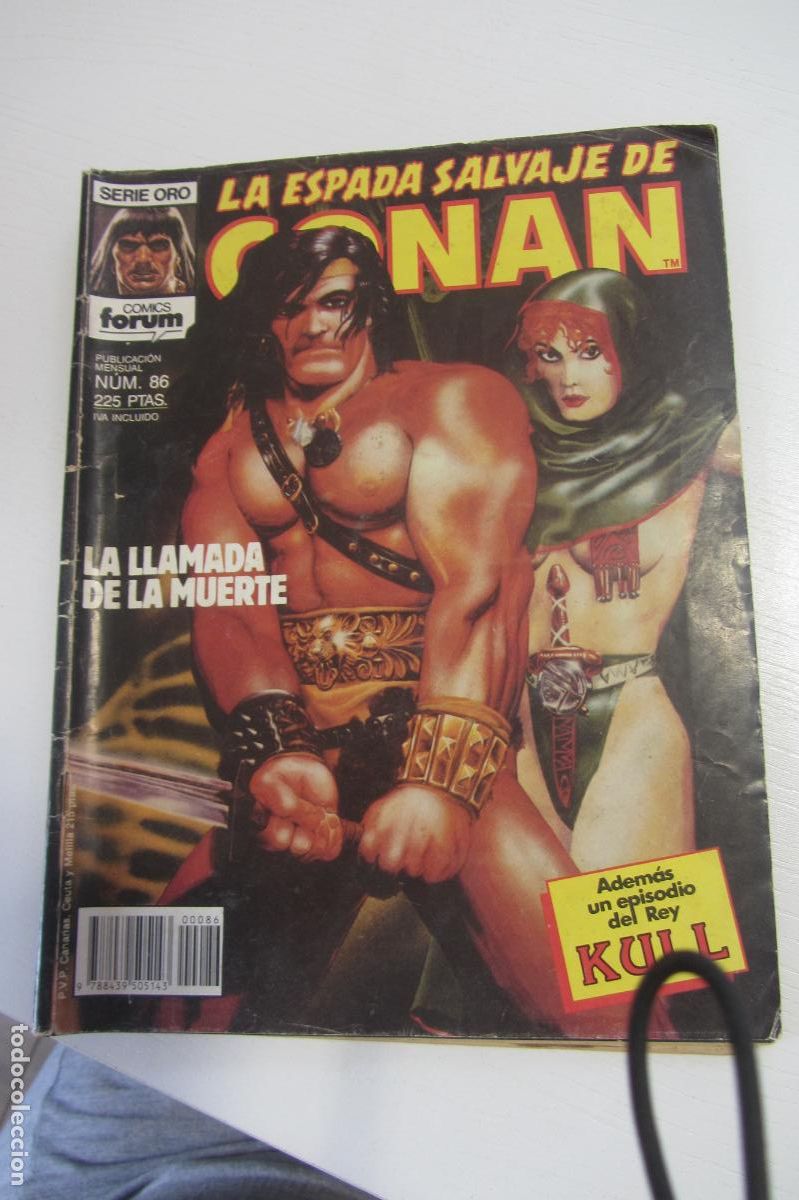 C&oacute;mics: LA ESPADA SALVAJE DE CONAN EL BARBARO N&ordm; 86 1&ordf; EDICION forum 1984 ARX378