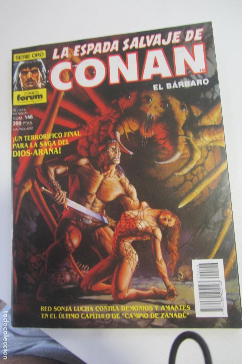 C&oacute;mics: LA ESPADA SALVAJE DE CONAN EL BARBARO N&ordm; 146 1&ordf; EDICION FORUM ARX378