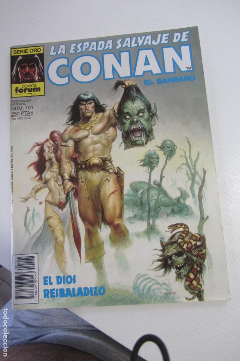 C&oacute;mics: LA ESPADA SALVAJE DE CONAN EL BARBARO N&ordm; 101 1&ordf; EDICION FORUM ARX378