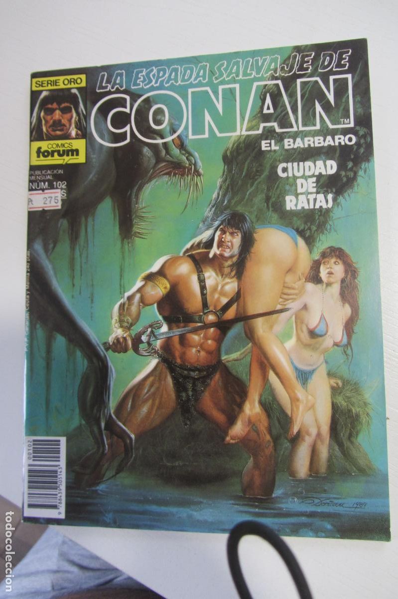 C&oacute;mics: LA ESPADA SALVAJE DE CONAN EL BARBARO N&ordm; 102 1&ordf; EDICION FORUM ARX378