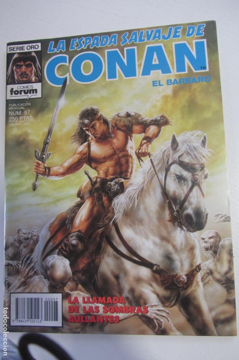 C&oacute;mics: LA ESPADA SALVAJE DE CONAN EL BARBARO N&ordm; 97 1&ordf; EDICION FORUM DE KIOSKO ARX378