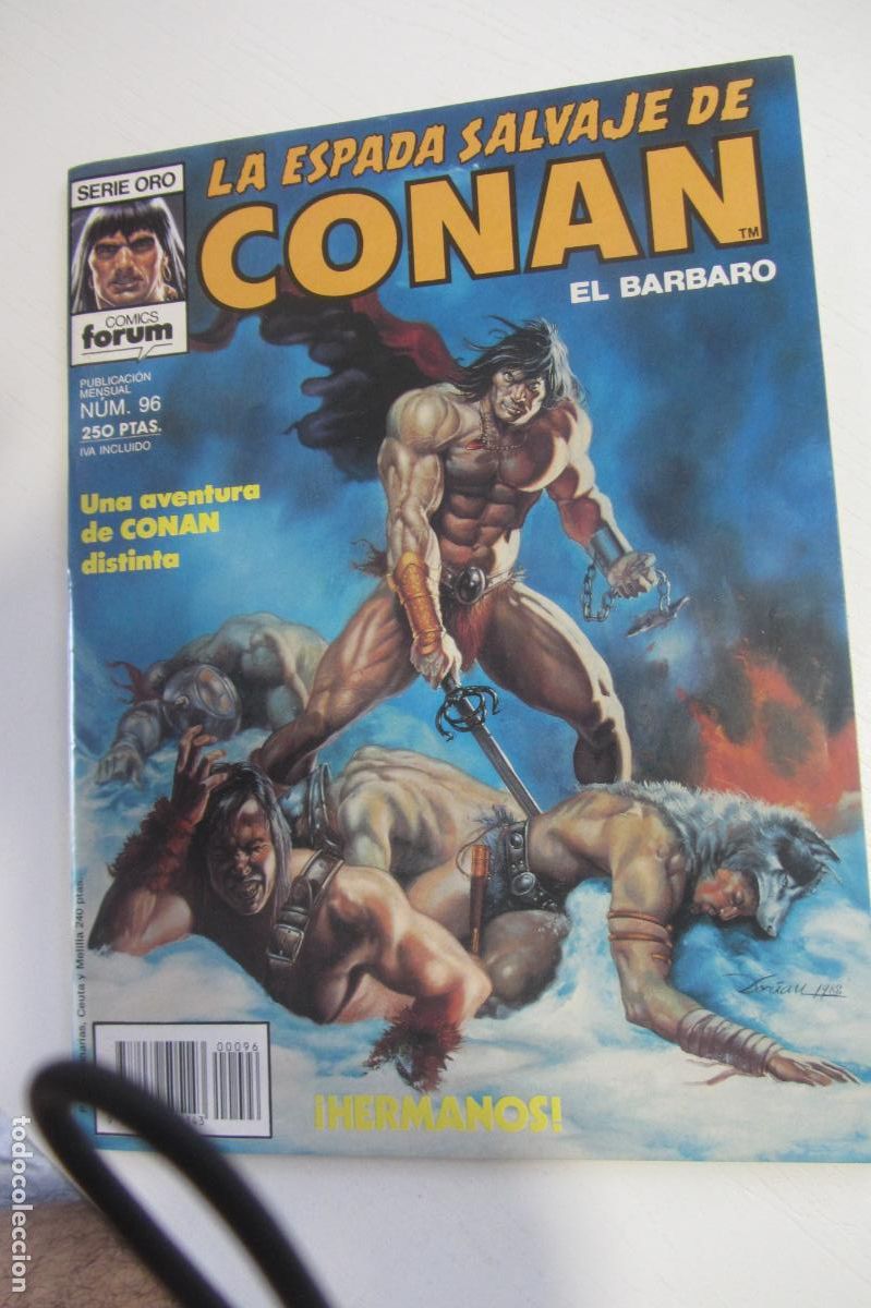 C&oacute;mics: LA ESPADA SALVAJE DE CONAN EL BARBARO N&ordm; 96 1&ordf; EDICION FORUM DE KIOSKO ARX378