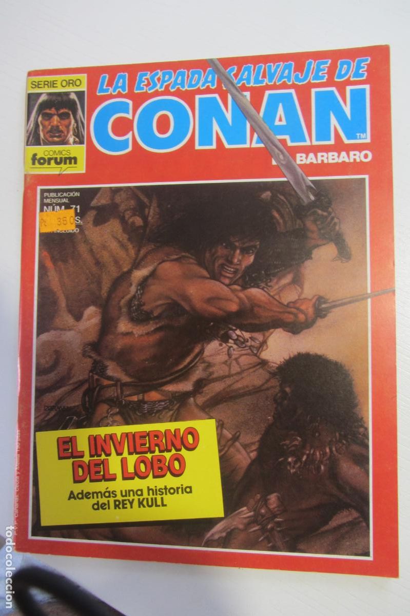 C&oacute;mics: LA ESPADA SALVAJE DE CONAN EL BARBARO N&ordm; 71 1&ordf; EDICION FORUM ARX378