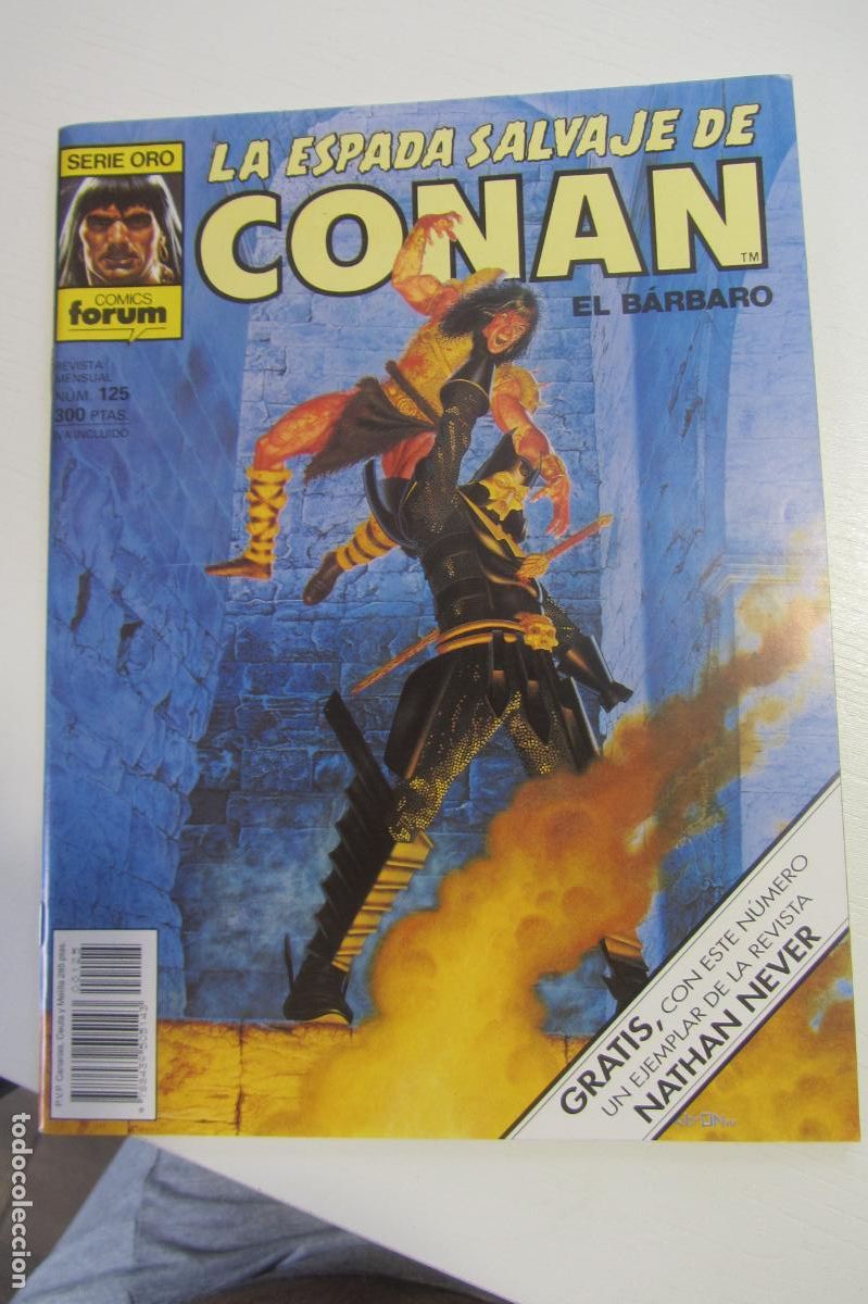 C&oacute;mics: LA ESPADA SALVAJE DE CONAN EL BARBARO N&ordm; 125 1&ordf; EDICION FORUM DE KIOSKO ARX378