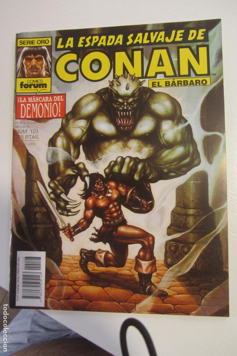 C&oacute;mics: LA ESPADA SALVAJE DE CONAN EL BARBARO N&ordm; 123 1&ordf; EDICION FORUM DE KIOSKO ARX378