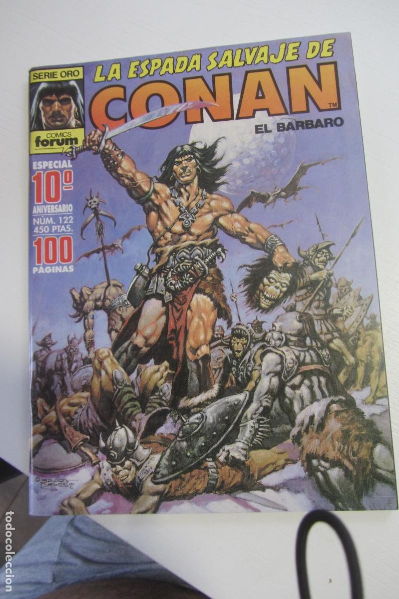 C&oacute;mics: LA ESPADA SALVAJE DE CONAN EL BARBARO N&ordm; 122 1&ordf; EDICION FORUM DE KIOSKO ARX378