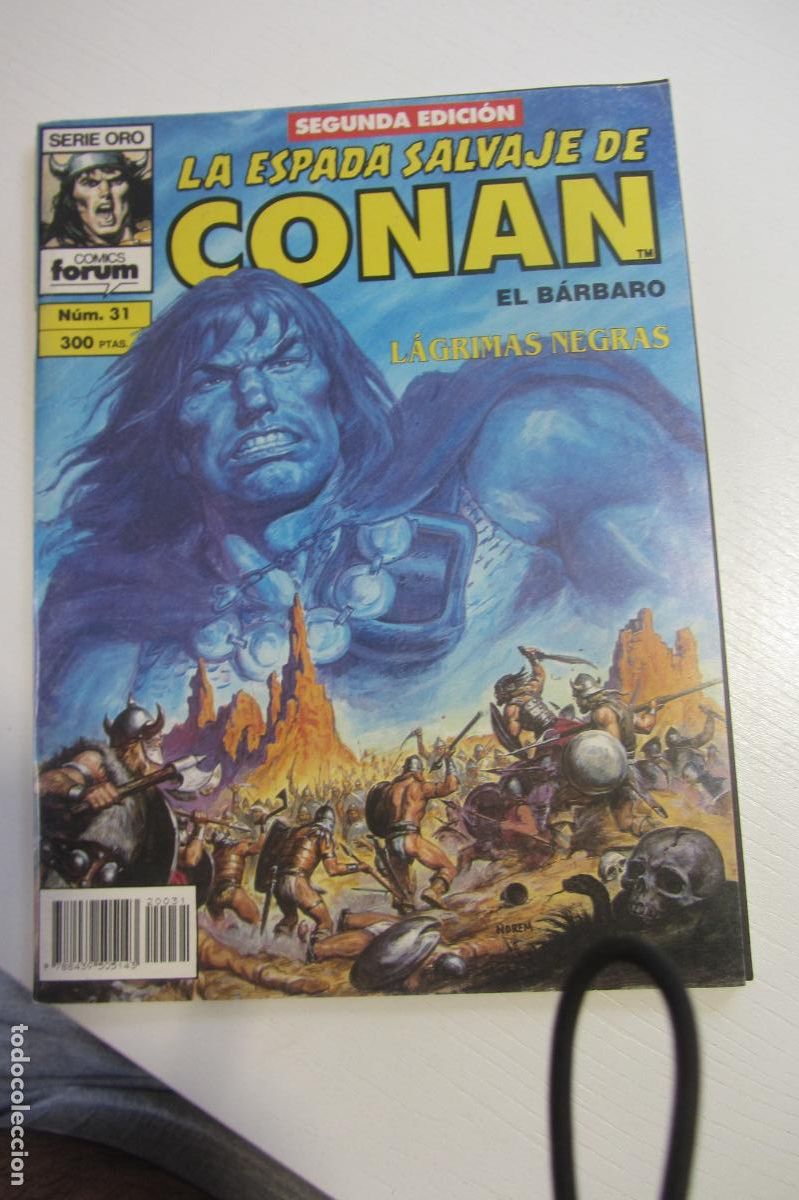C&oacute;mics: LA ESPADA SALVAJE DE CONAN EL BARBARO N&ordm; 31 2&ordf; EDICION FORUM DE KIOSKO ARX378