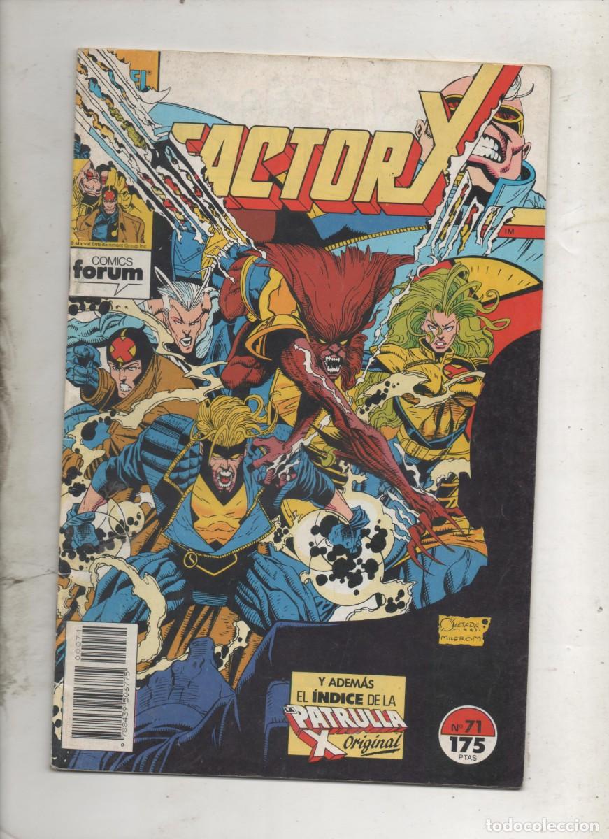 C&oacute;mics: FACTOR X N&ordm; 71 . FORUM - D5