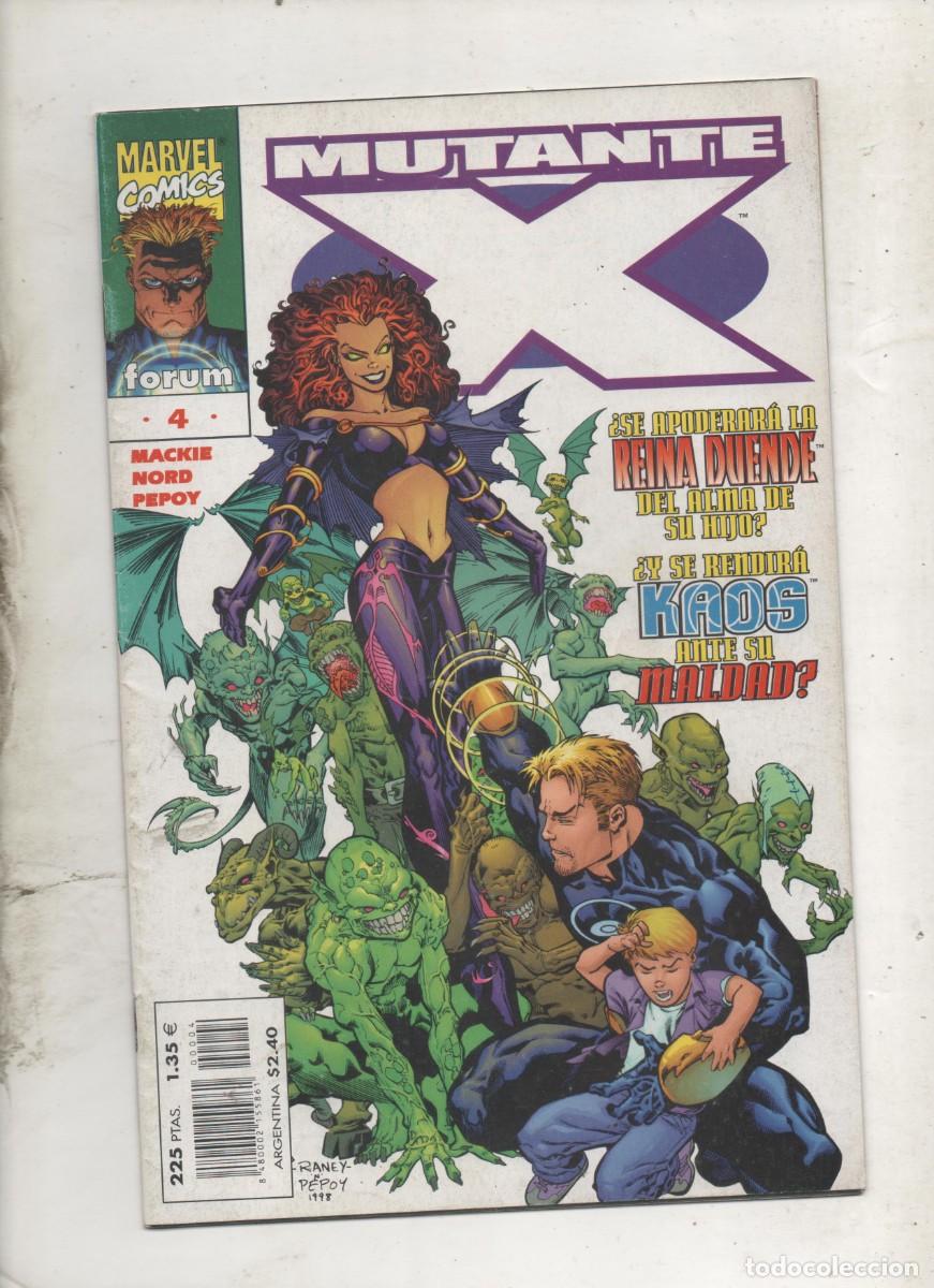 C&oacute;mics: MUTANTE X N&ordm; 4 . FORUM - D5