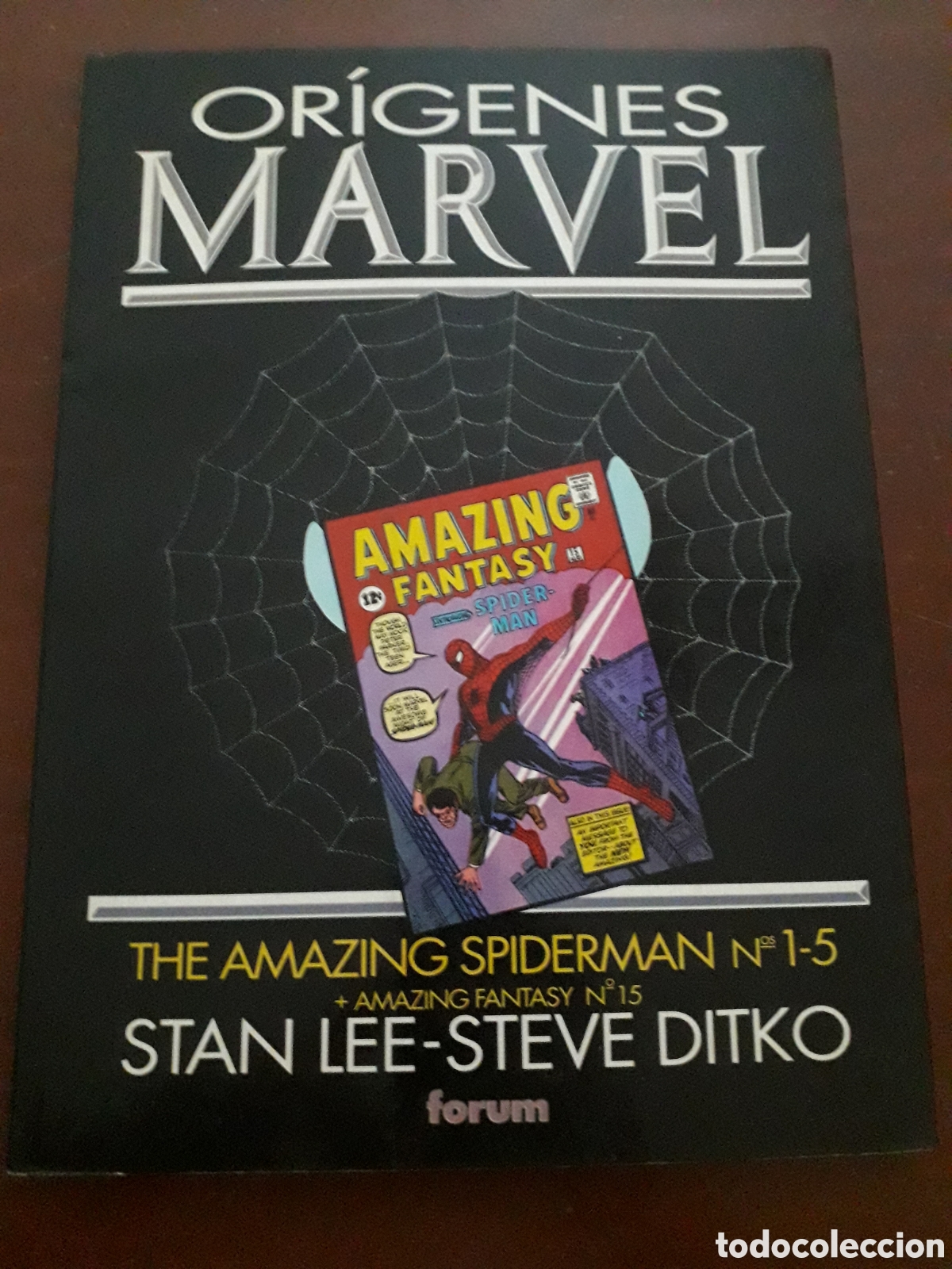 C&oacute;mics: OR&Iacute;GENES MARVEL. THE AMAZING SPIDERMAN. STAN LEE STEVE DITKO