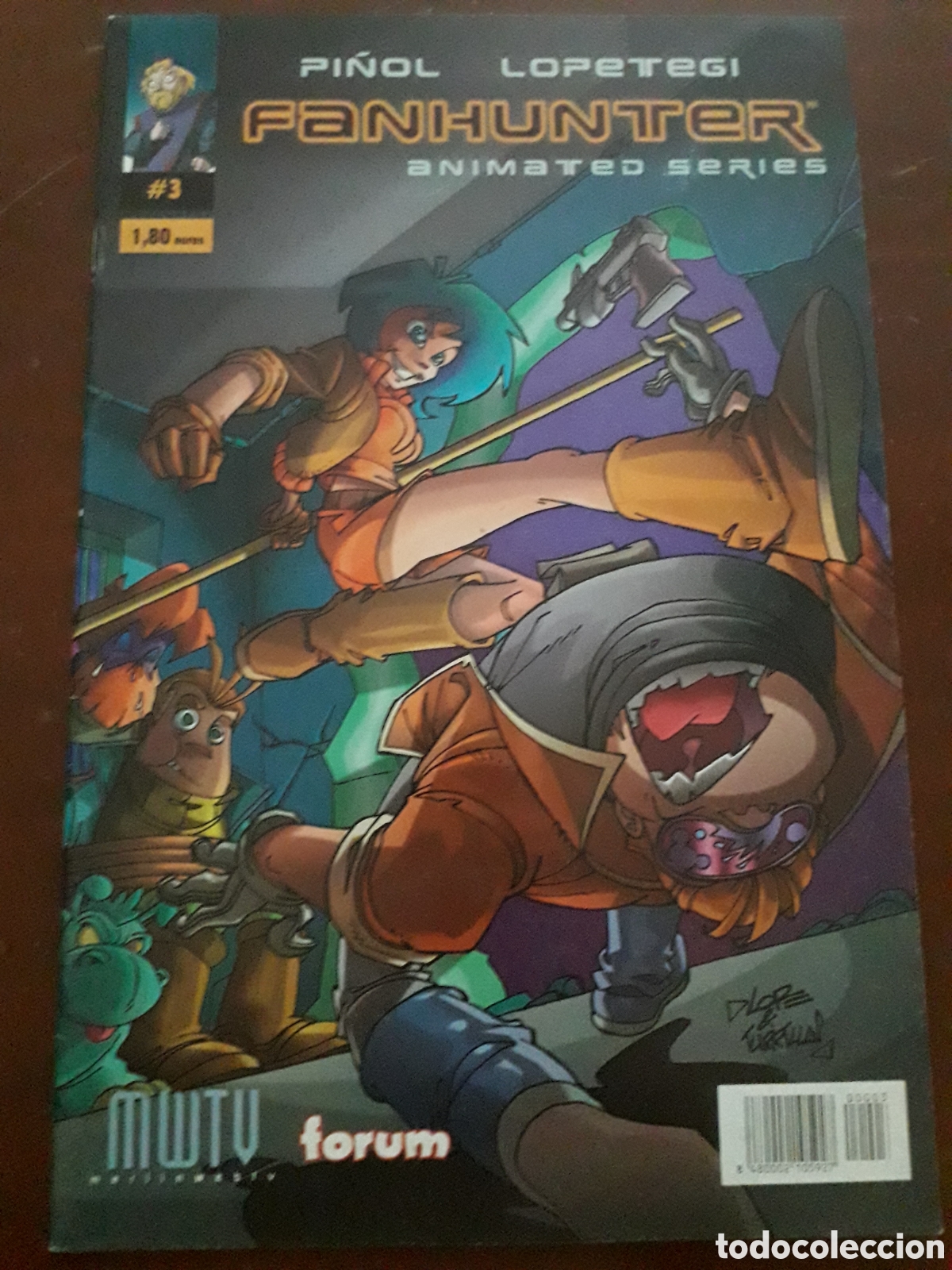 C&oacute;mics: FANHUNTER ANIMATED SERIES N&Uacute;MERO 3. EXCELENTE ESTADO