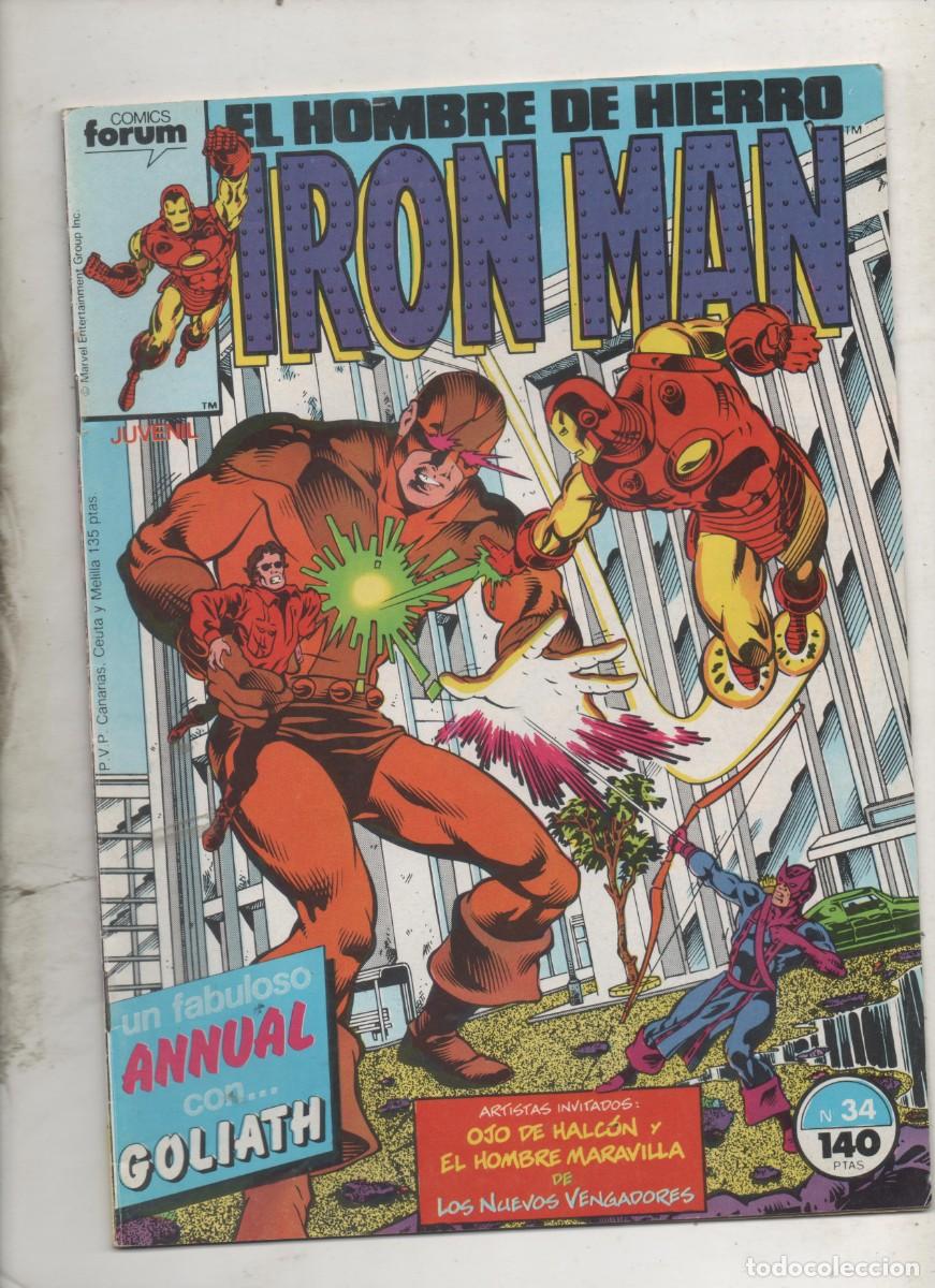 C&oacute;mics: IRON MAN N&ordm; 34 . FORUM - B3