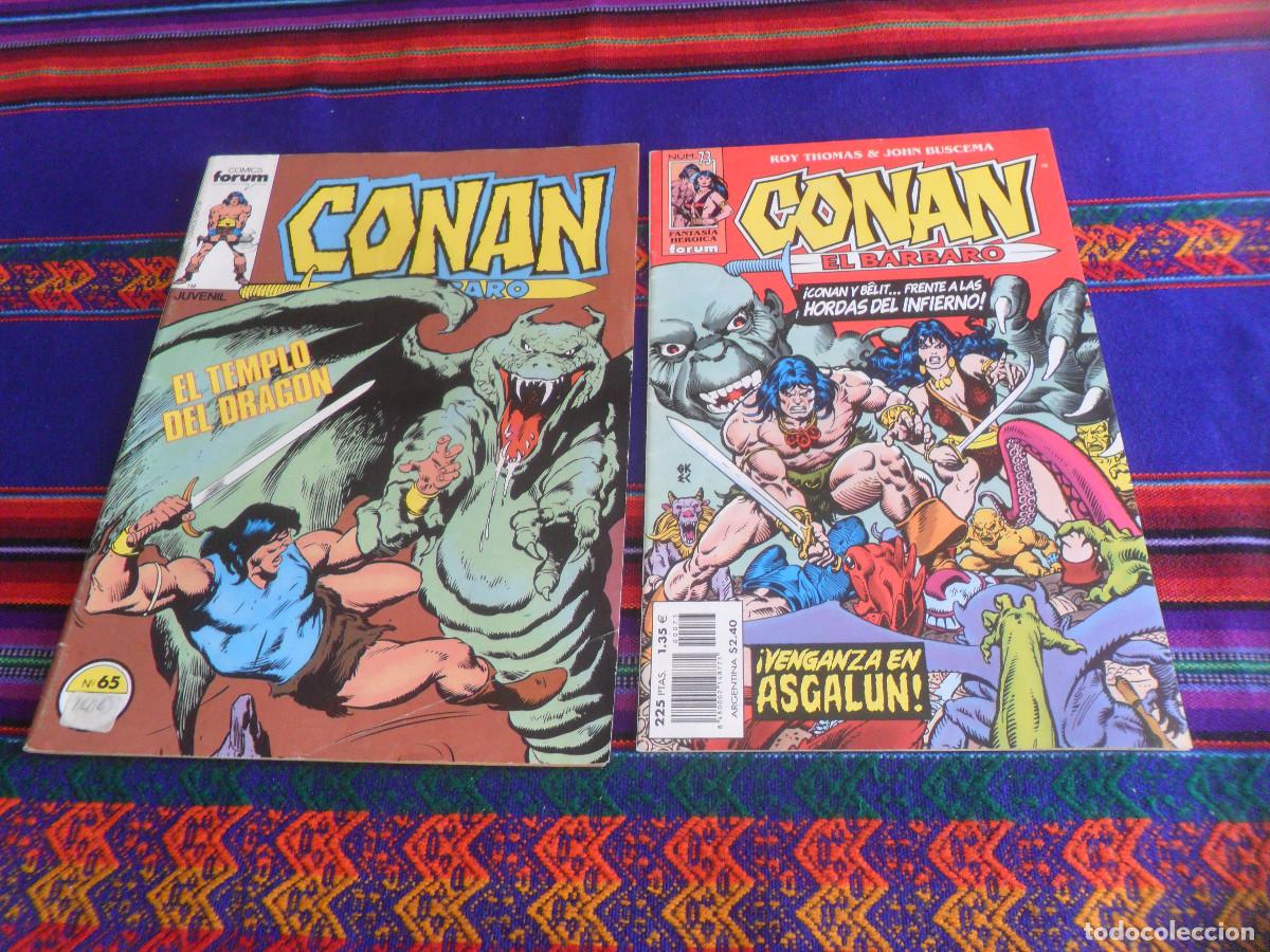 C&oacute;mics: FORUM VOL. 1 CONAN EL B&Aacute;RBARO N&ordm;S 3, 9, 16, 65, 73 Y 104. 1983. 95 PTS. BUEN ESTADO.