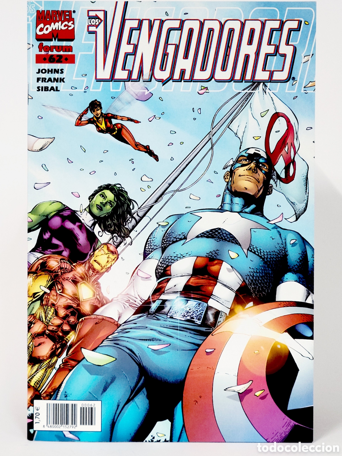 C&oacute;mics: C&Oacute;MIC LOS VENGADORES 62 VOL.3 ZONA ROJA FORUM MARVEL VOLUMEN GRAPA DE KIOSCO