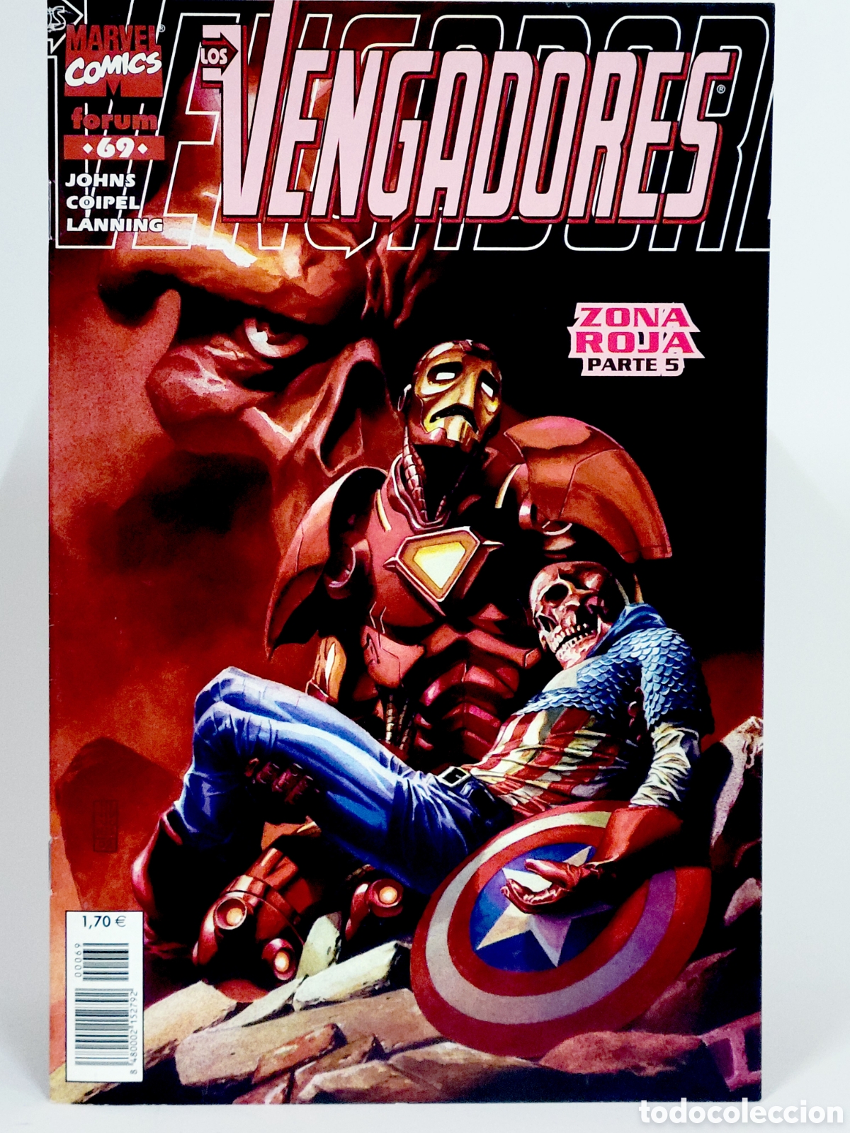 C&oacute;mics: C&Oacute;MIC LOS VENGADORES 62 VOL.3 ZONA ROJA FORUM MARVEL VOLUMEN GRAPA DE KIOSCO