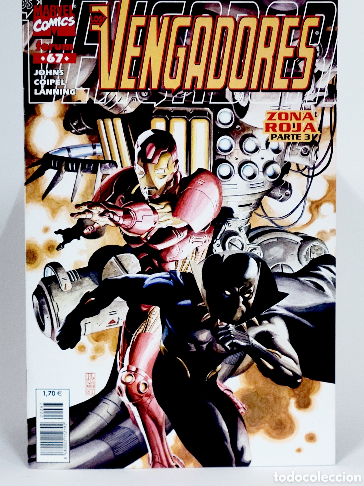 C&oacute;mics: C&Oacute;MIC LOS VENGADORES 67 VOL.3 ZONA ROJA FORUM MARVEL VOLUMEN GRAPA DE KIOSCO