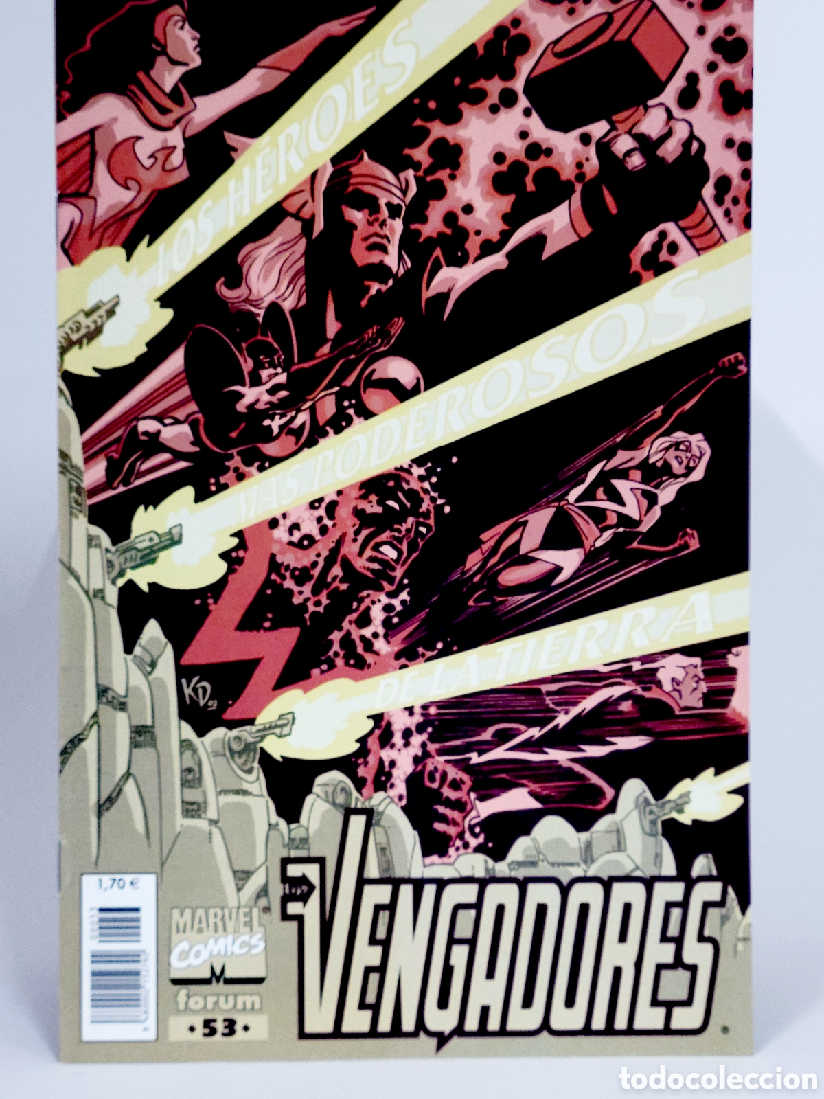 C&oacute;mics: C&Oacute;MIC LOS VENGADORES 53 VOL.3 FORUM MARVEL VOLUMEN GRAPA DE KIOSCO