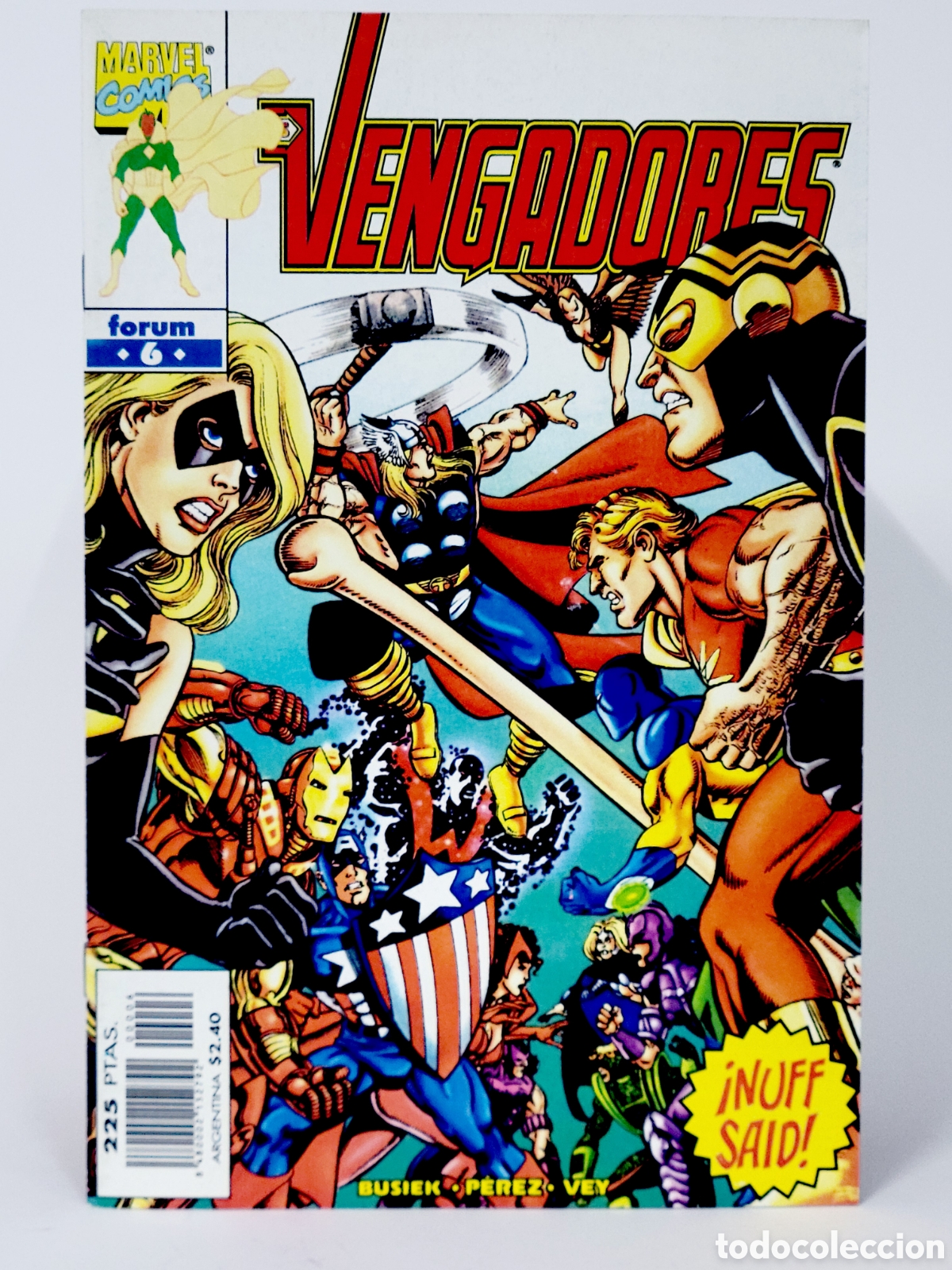 Comics: C&Oacute;MIC LOS VENGADORES 6 VOL.3 FORUM MARVEL VOLUMEN GRAPA DE KIOSCO