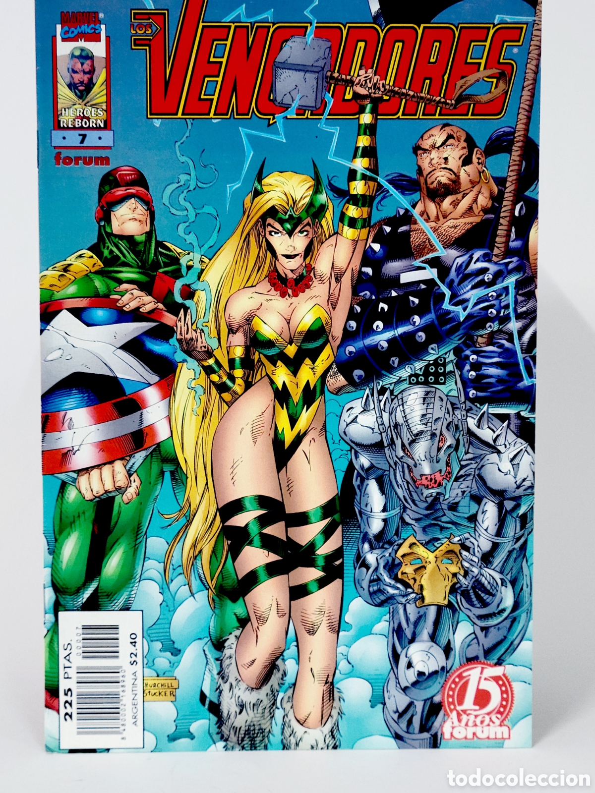 Comics: C&Oacute;MIC HEROES REBORN LOS VENGADORES 7 FORUM MARVEL GRAPA DE KIOSCO