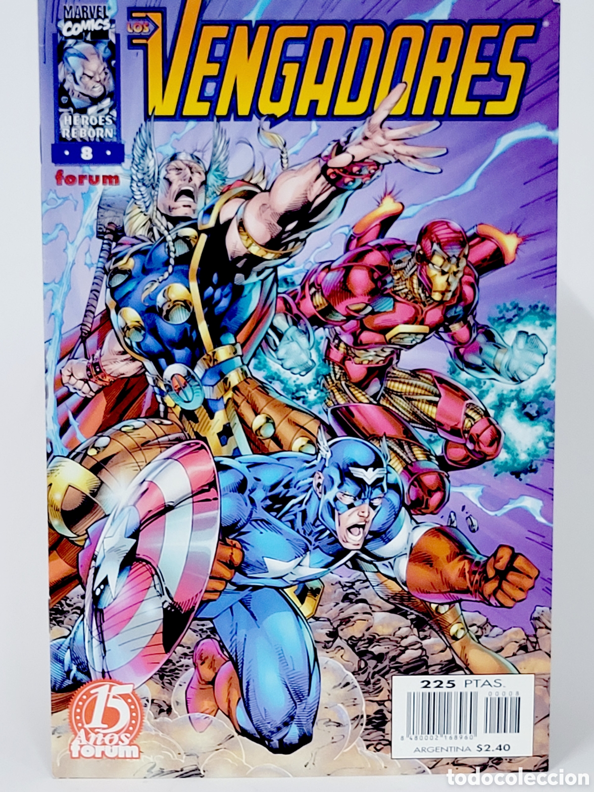 Comics: C&Oacute;MIC HEROES REBORN LOS VENGADORES 8 FORUM MARVEL GRAPA DE KIOSCO