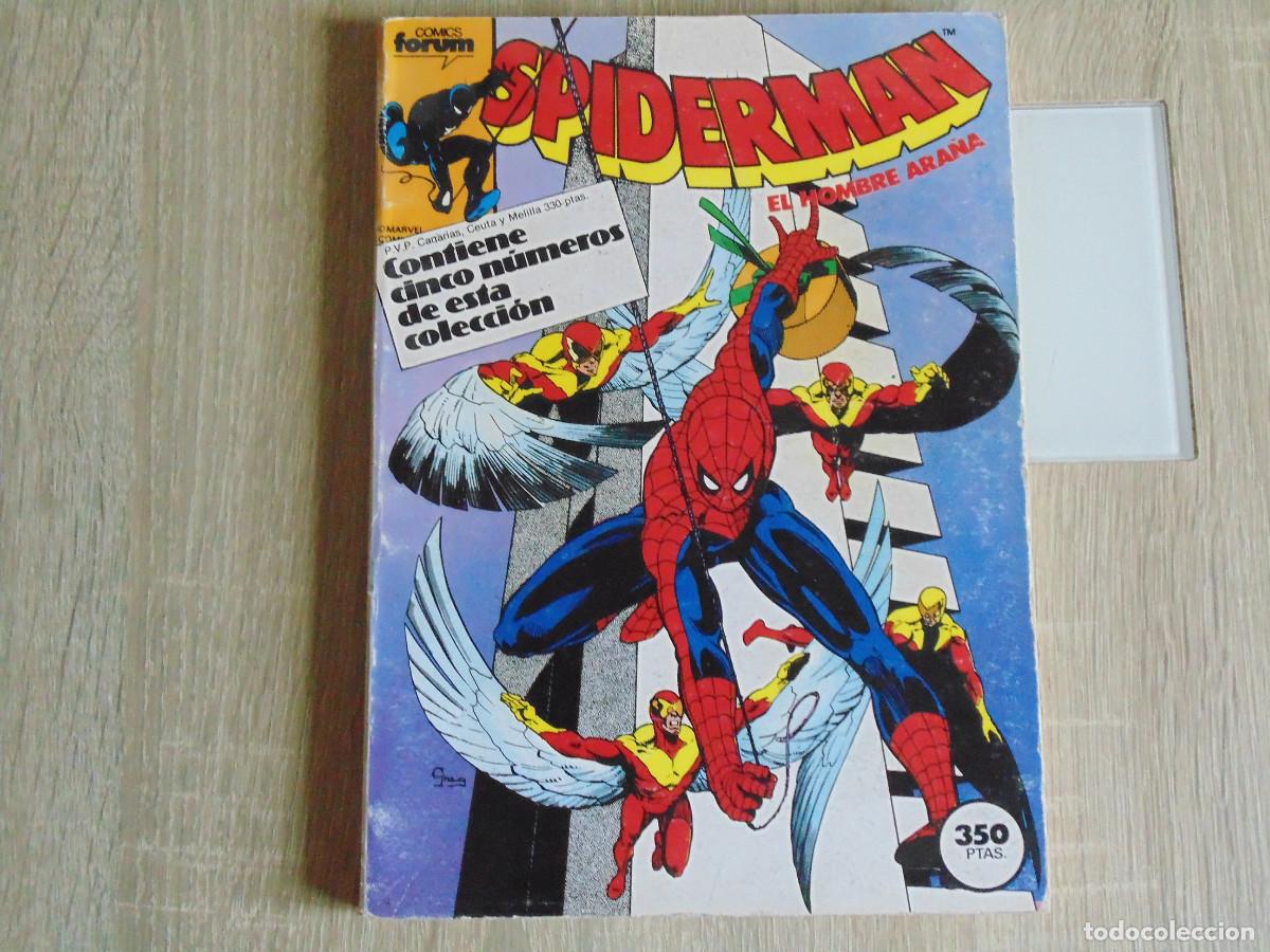 Comics: Retapado Spiderman n&ordm; 101,102,104,105 Vol-1. Marvel / Forum.