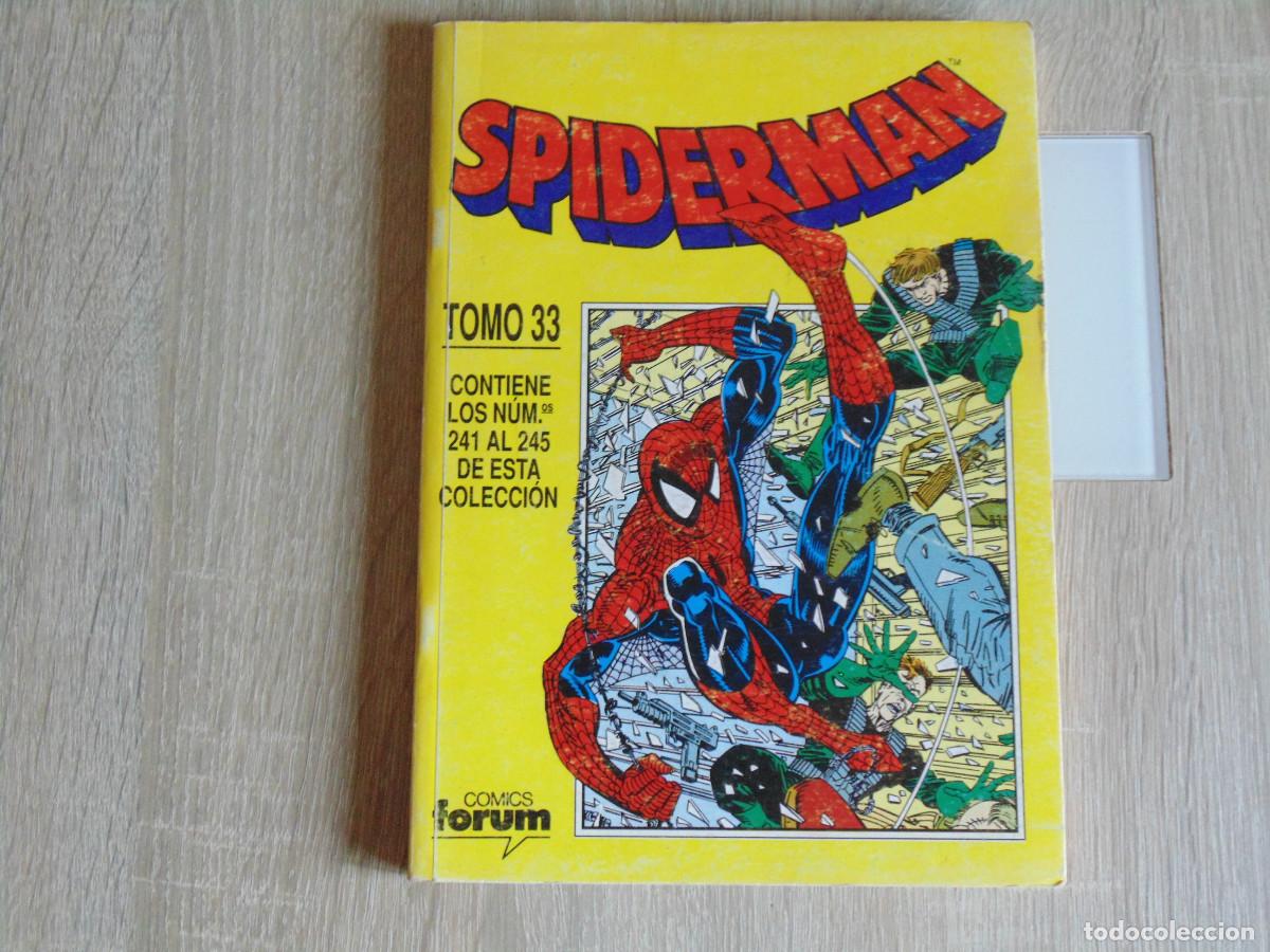 Comics: Retapado Spiderman n&ordm; 33. Con los numeros 241 al 245. Vol-1. Marvel / Forum.