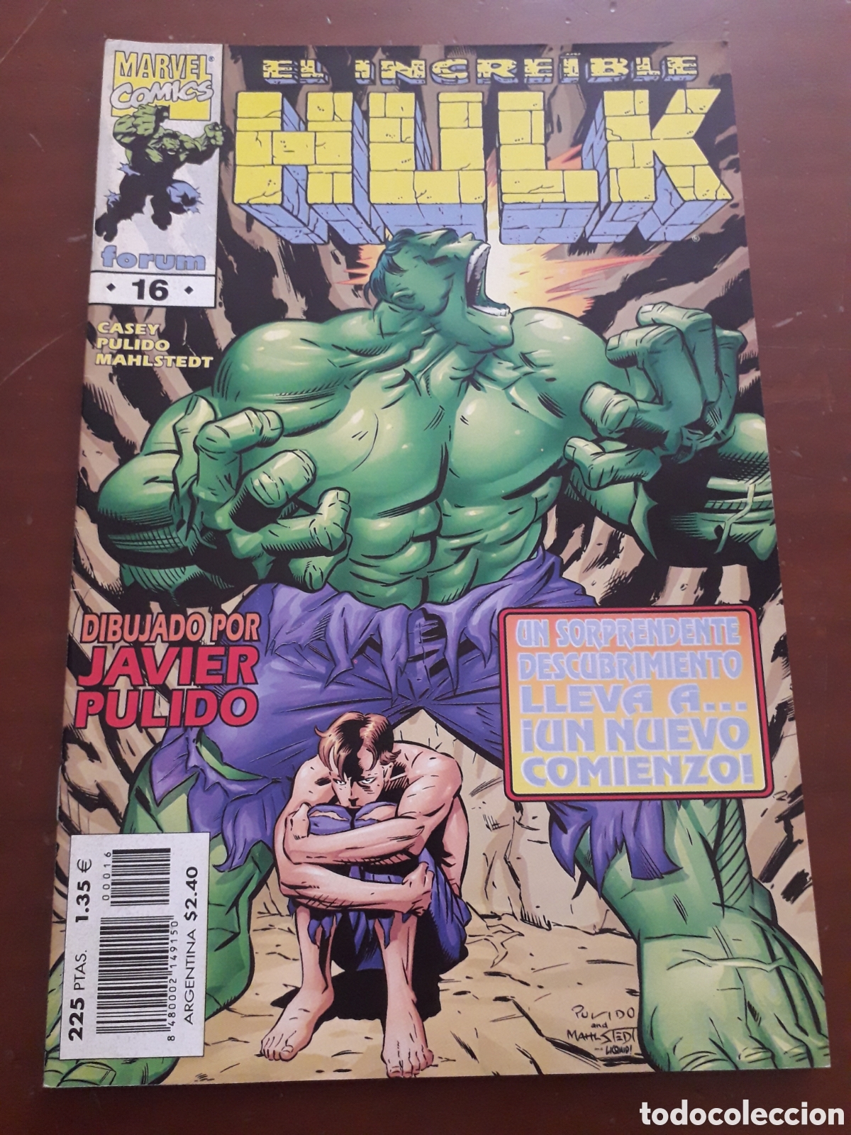 C&oacute;mics: EL INCRE&Iacute;BLE HULK N&Uacute;MERO 16.