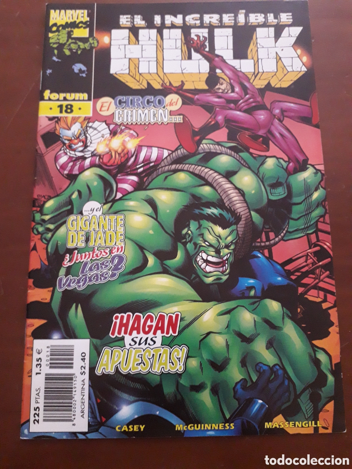 C&oacute;mics: EL INCRE&Iacute;BLE HULK N&Uacute;MERO 18