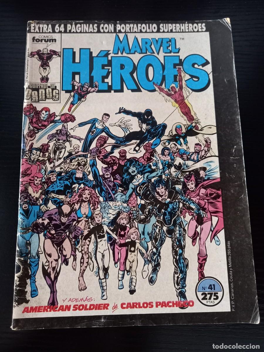 C&oacute;mics: Marvel H&eacute;roes n&ordm; 41 (Extra de 64 p&aacute;ginas con portafolio Superh&eacute;roes)