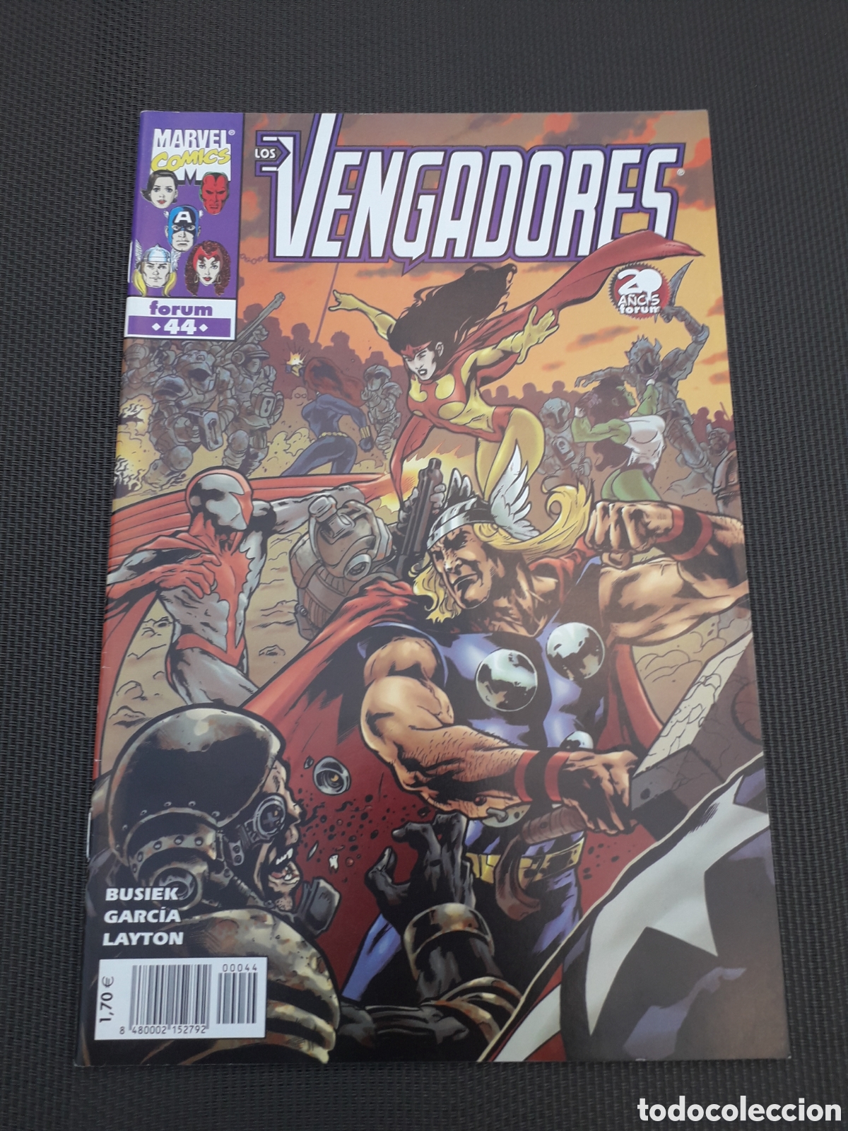 C&oacute;mics: LOS VENGADORES N&Uacute;MERO 44. VOL 3. EXCELENTE ESTADO
