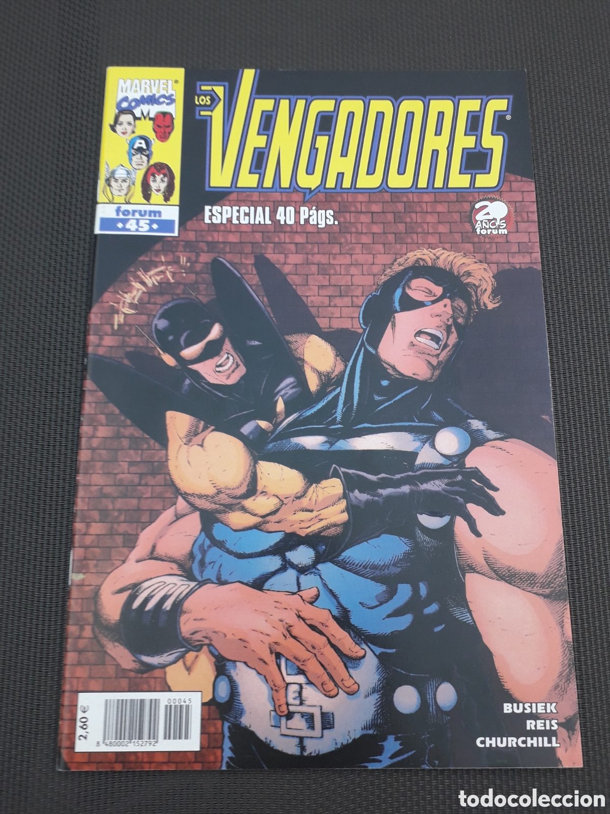 C&oacute;mics: LOS VENGADORES N&Uacute;MERO 45. VOL 3. EXCELENTE ESTADO