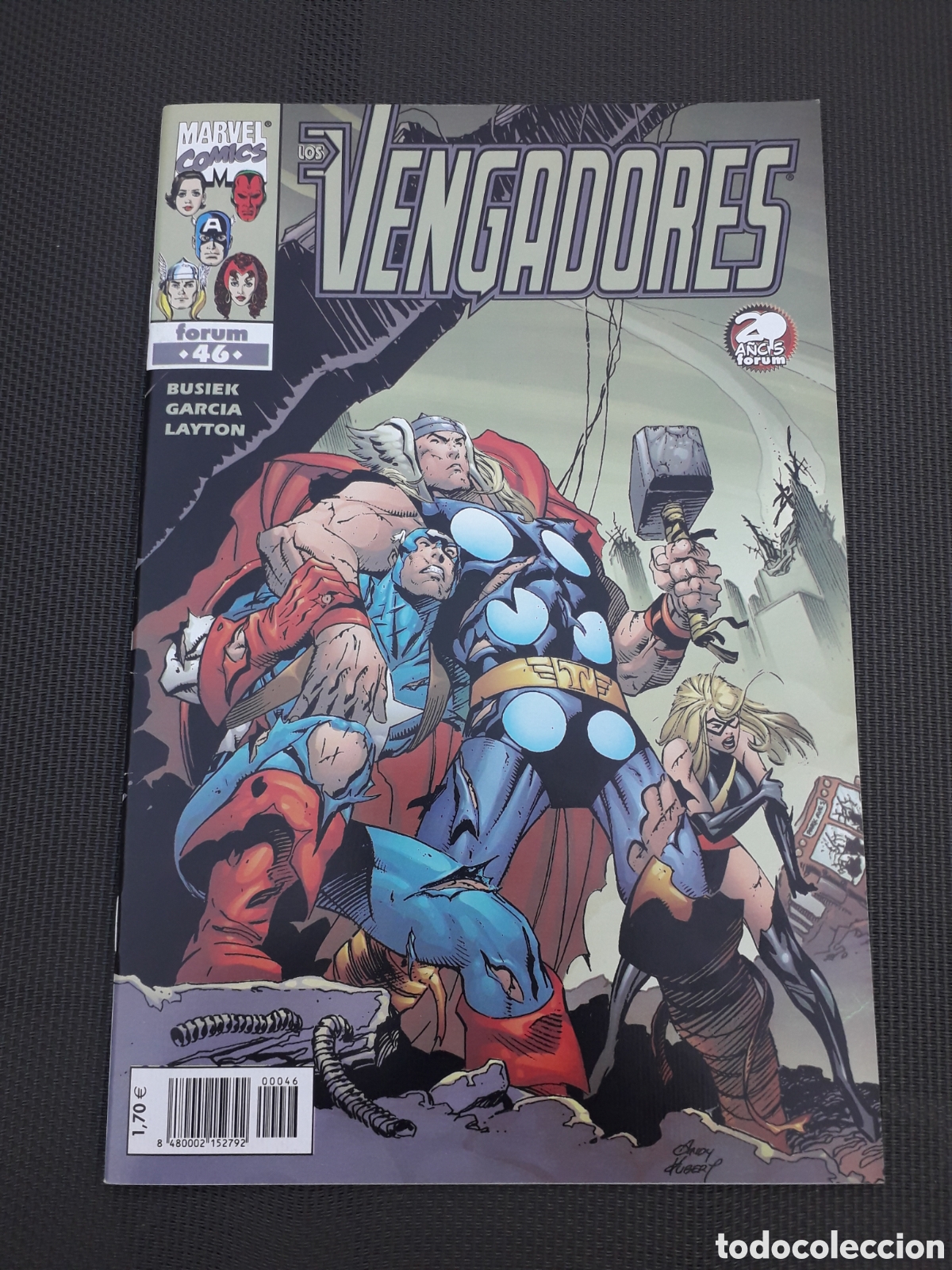 C&oacute;mics: LOS VENGADORES N&Uacute;MERO 46. VOL 3. EXCELENTE ESTADO