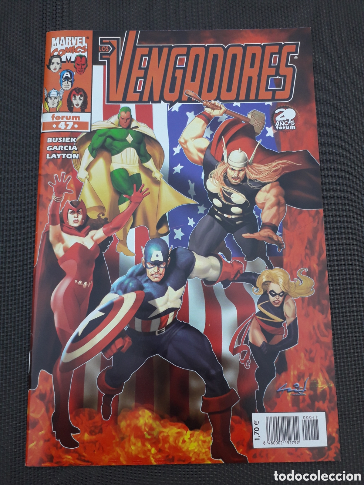 C&oacute;mics: LOS VENGADORES N&Uacute;MERO 47. VOL 3. EXCELENTE ESTADO