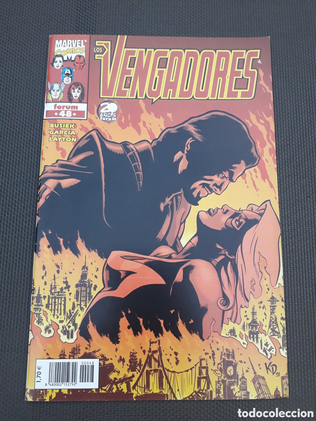 C&oacute;mics: LOS VENGADORES N&Uacute;MERO 48. VOL 3. EXCELENTE ESTADO