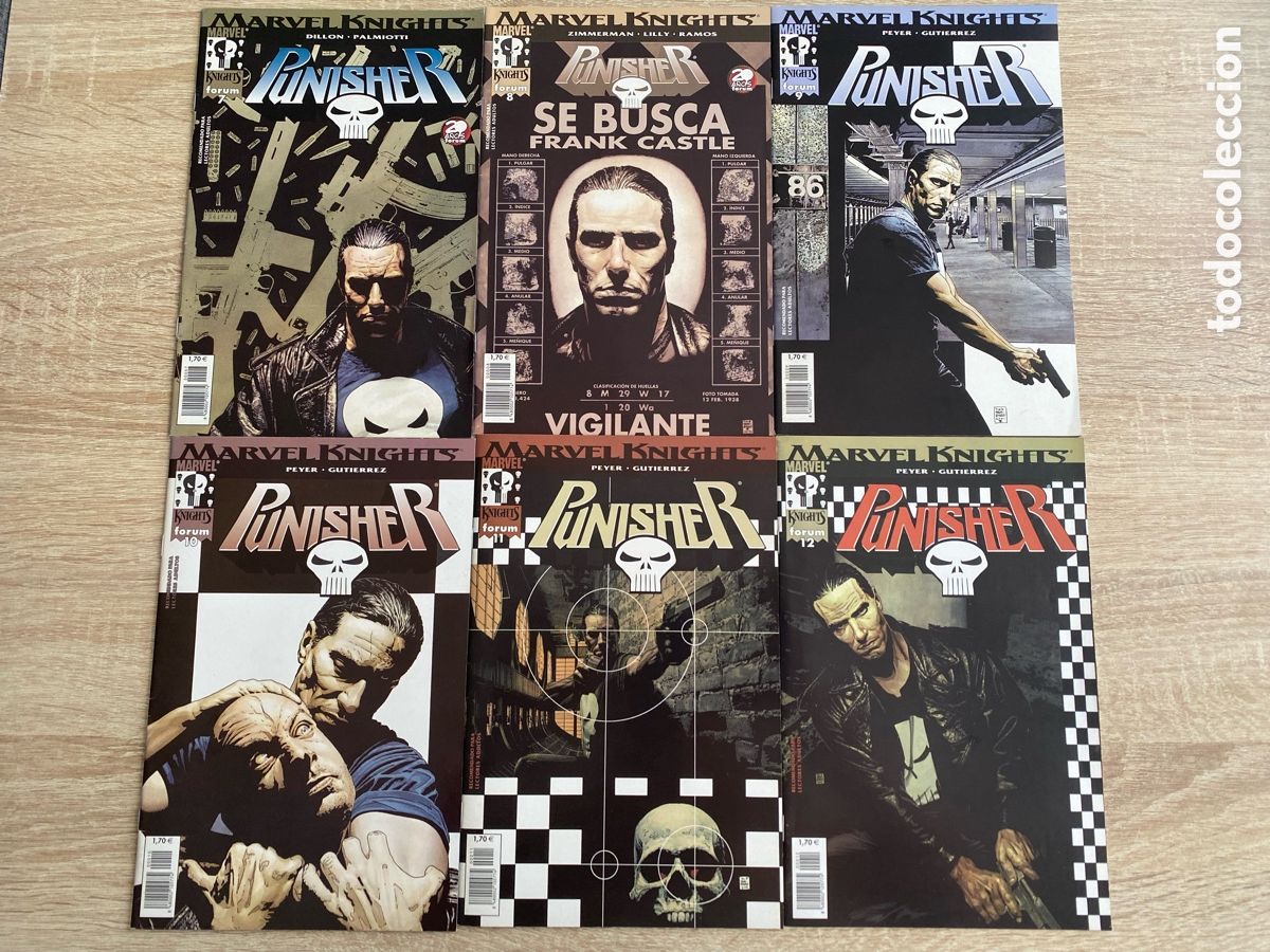 C&oacute;mics: Punisher Marvel Knights Vol. 2 (Garth Ennis) &ndash; Forum Marvel 7&ndash;18&ndash; Serie casi completa Etapa Cl&aacute;sica