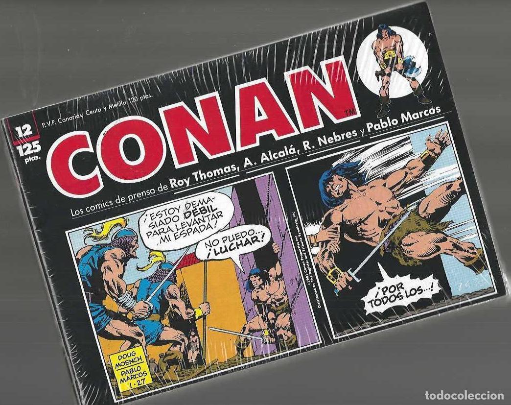 C&oacute;mics: CONAN TIRAS DIARIAS / DAYLY STRIPS - 12 N&ordm;s - COMPLETA - MUY BUEN ESTADO